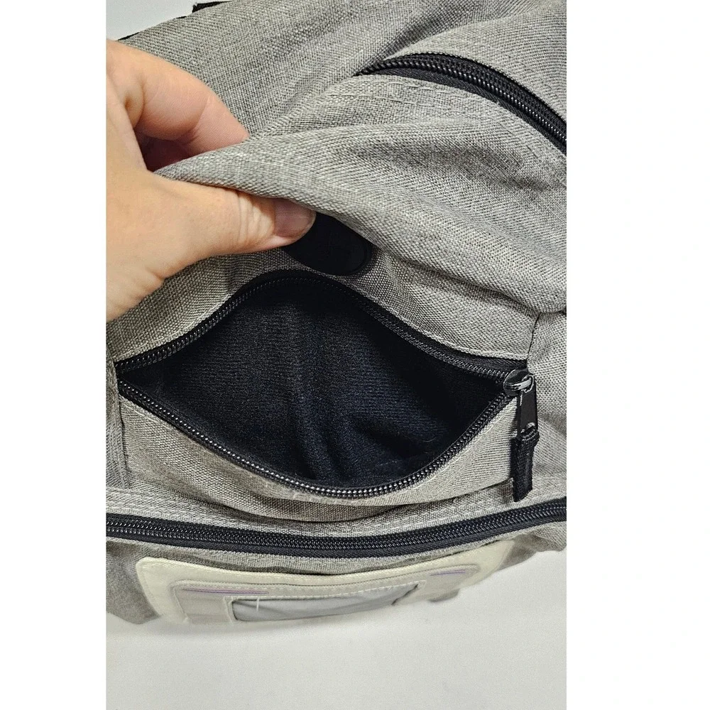 Nintendo Game Boy Retro Handheld Console Backpack Gray Cream Travel School Bag