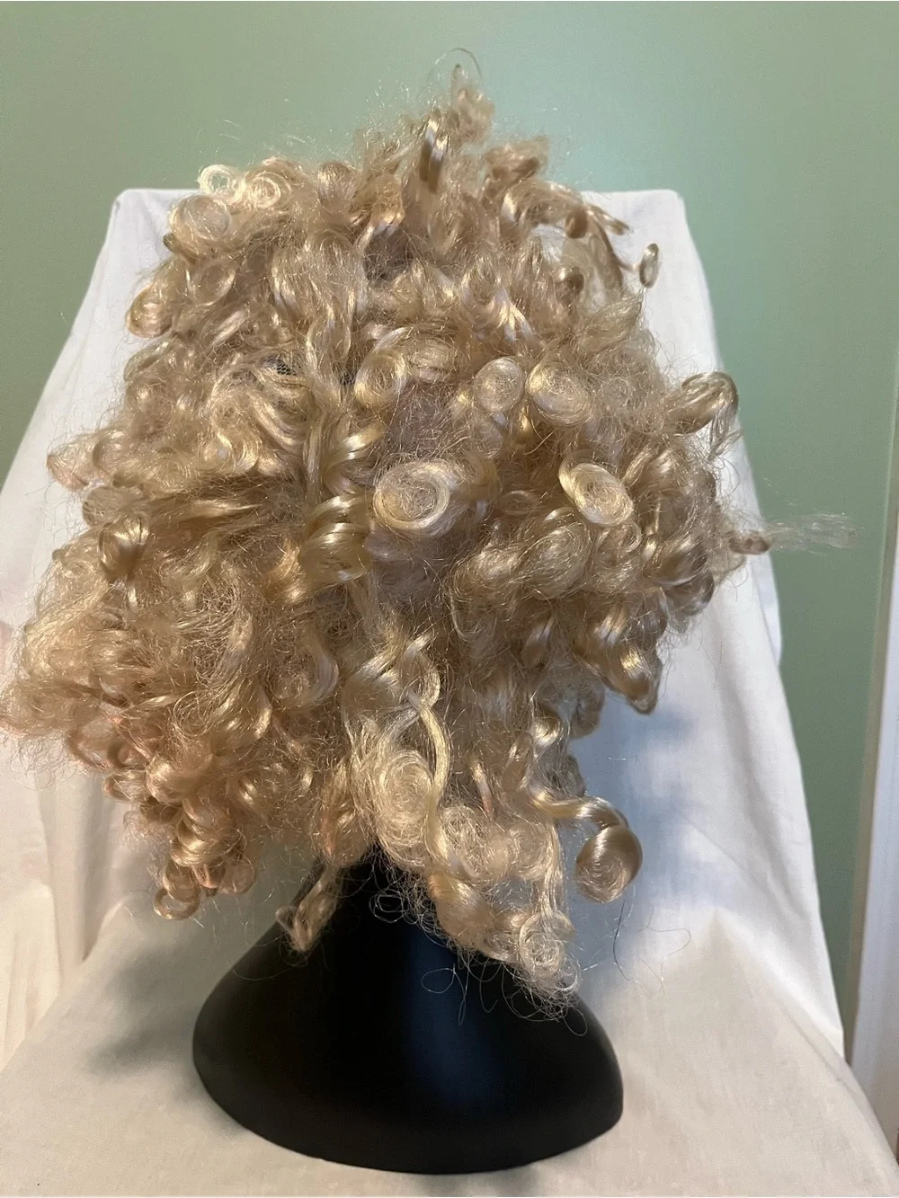 Blonde Curly Short Costume Wig