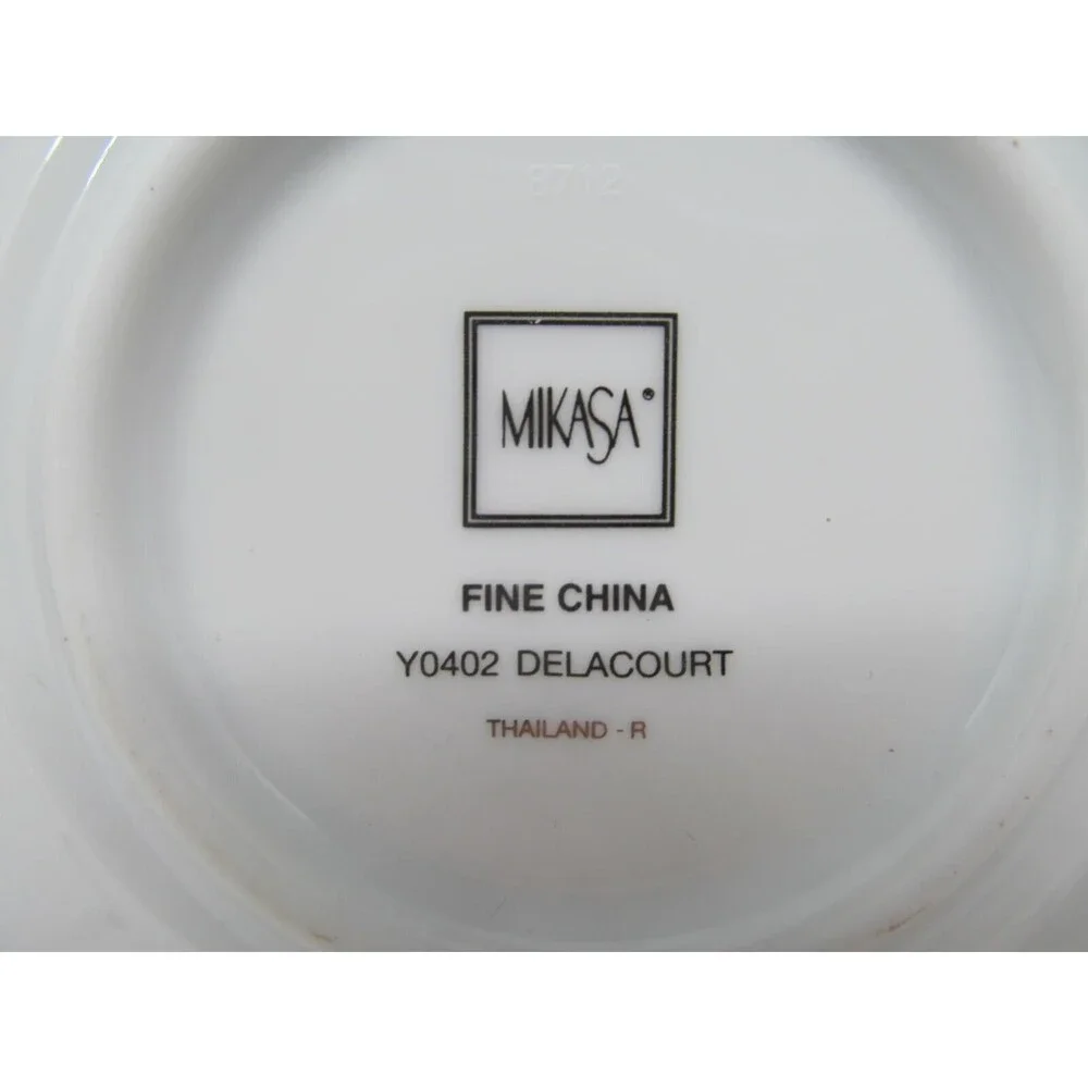 Mikasa Delacourt Fine China Cup And Saucer New With Stickers No Box