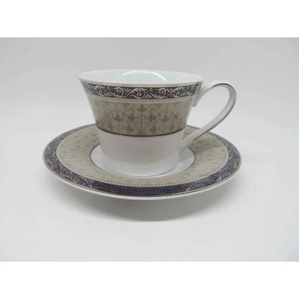 Mikasa Delacourt Fine China Cup And Saucer New With Stickers No Box
