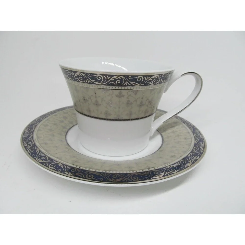 Mikasa Delacourt Fine China Cup And Saucer New With Stickers No Box