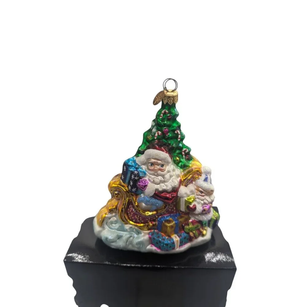Christopher Radko Trim A Tree-O Limited Edition Ornament With Stand