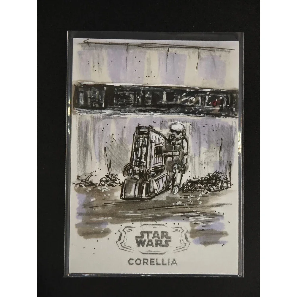 Corellia 2025 Topps Star Wars Hyperspace Sketch Kevin Scott Jacobs 1/1 art