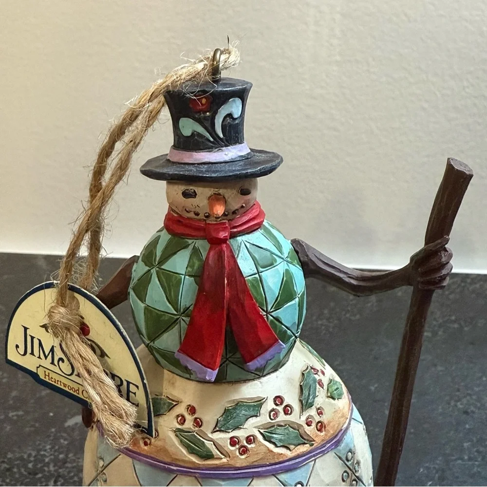 Jim Shore charming snowman