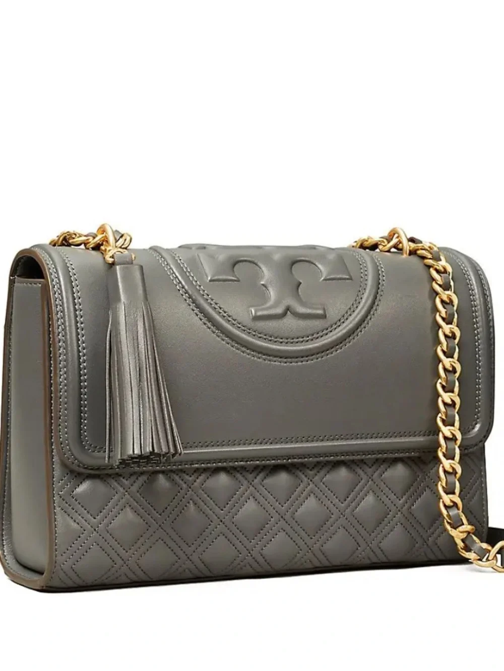 NWT Tory Burch Small Matte Fleming Crossbody Bag/Dust Bag $498