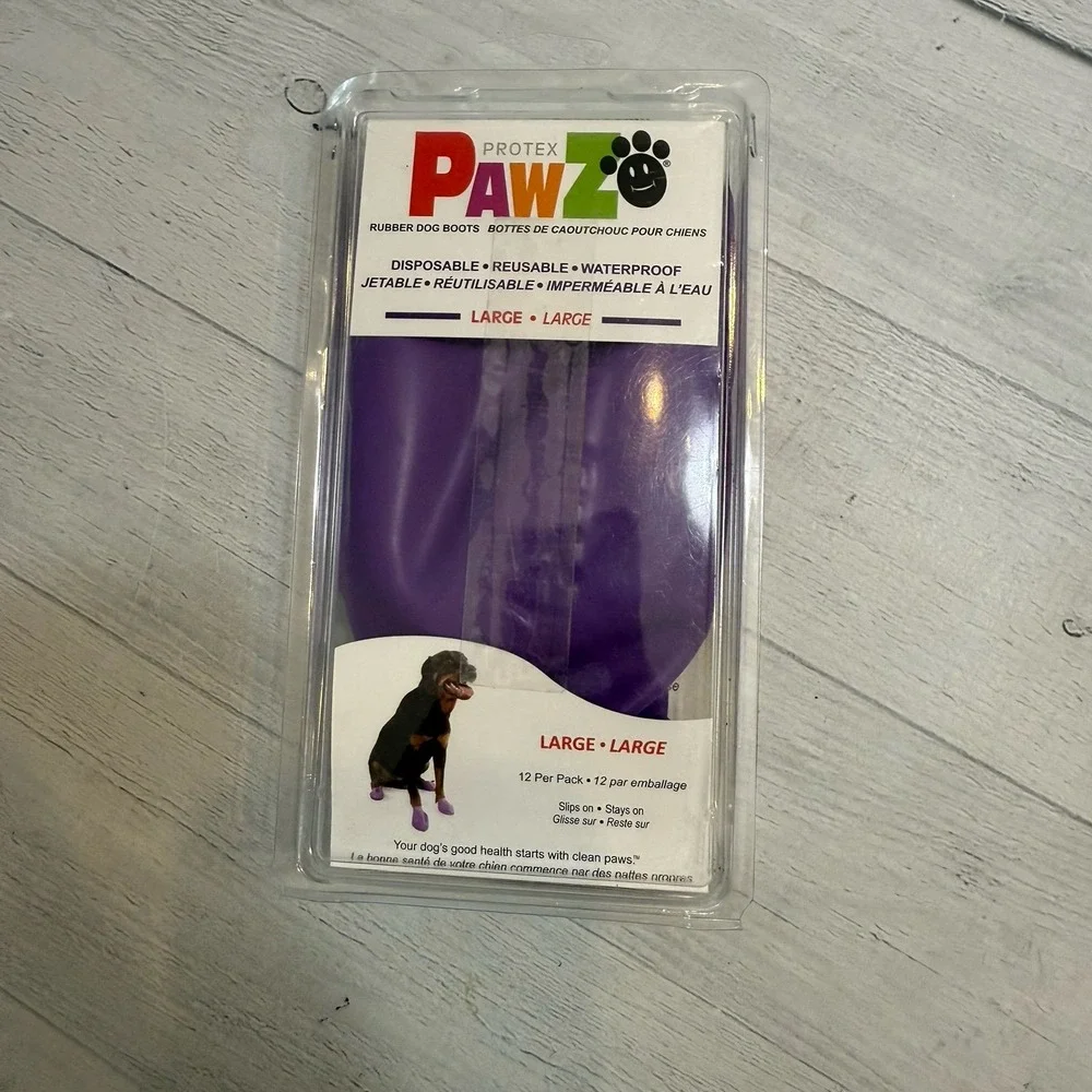 PAWZ purple rubber