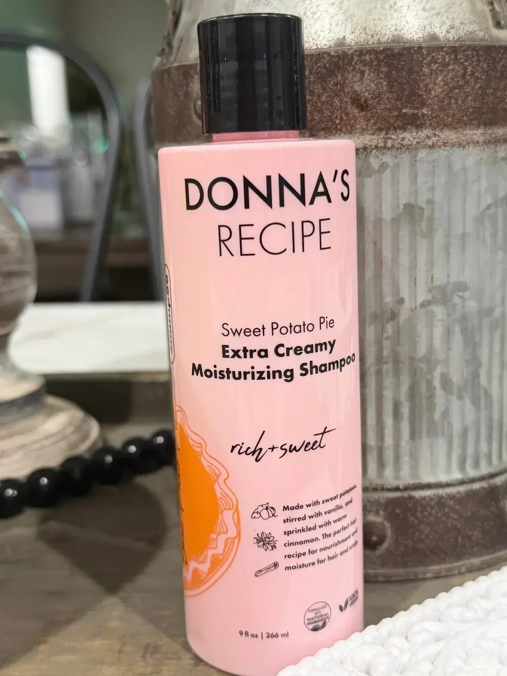 Donna’s Recipe Sweet Potato Pie Extra Creamy Moisturizing Shampoo 9oz New