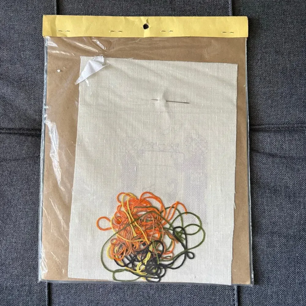 Vintage stamped embroidery
