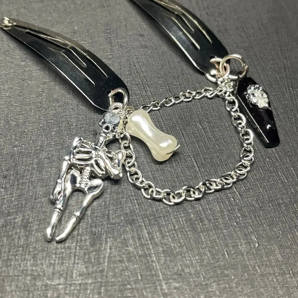 Handmade pair silver