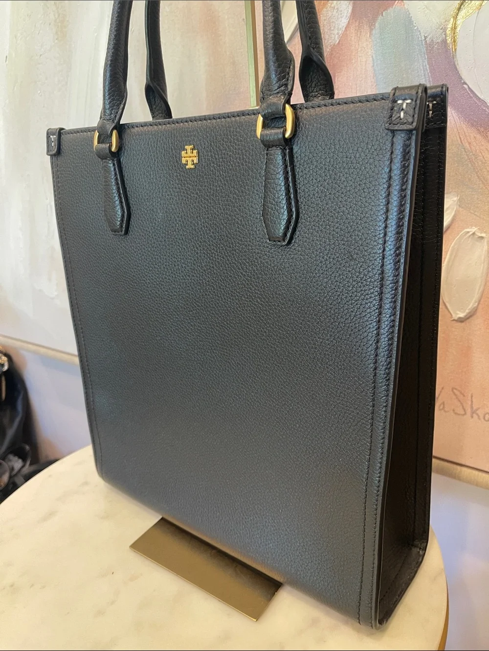 NWT Tory Burch Blake Shopping Tote in Black