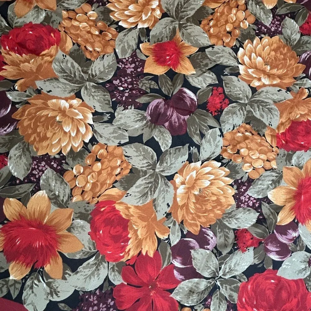 Vintage challis floral life
