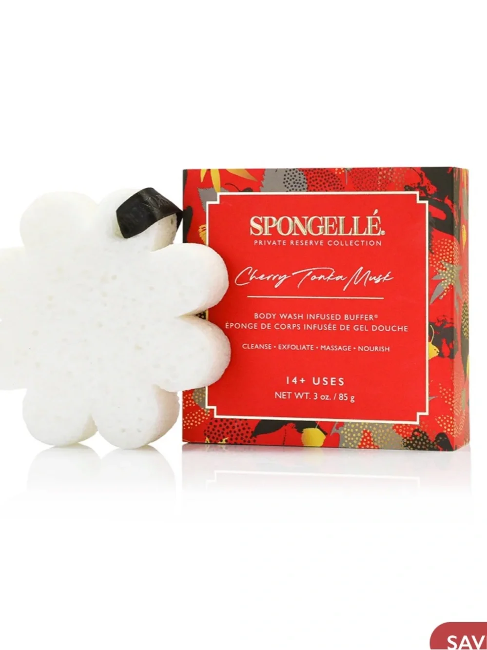 Spongellé Cherry Tonka Musk Body Wash Infused Buffer