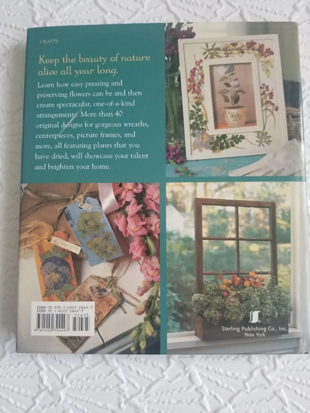 Preserved Flowers Pressed and Dried Hardcover