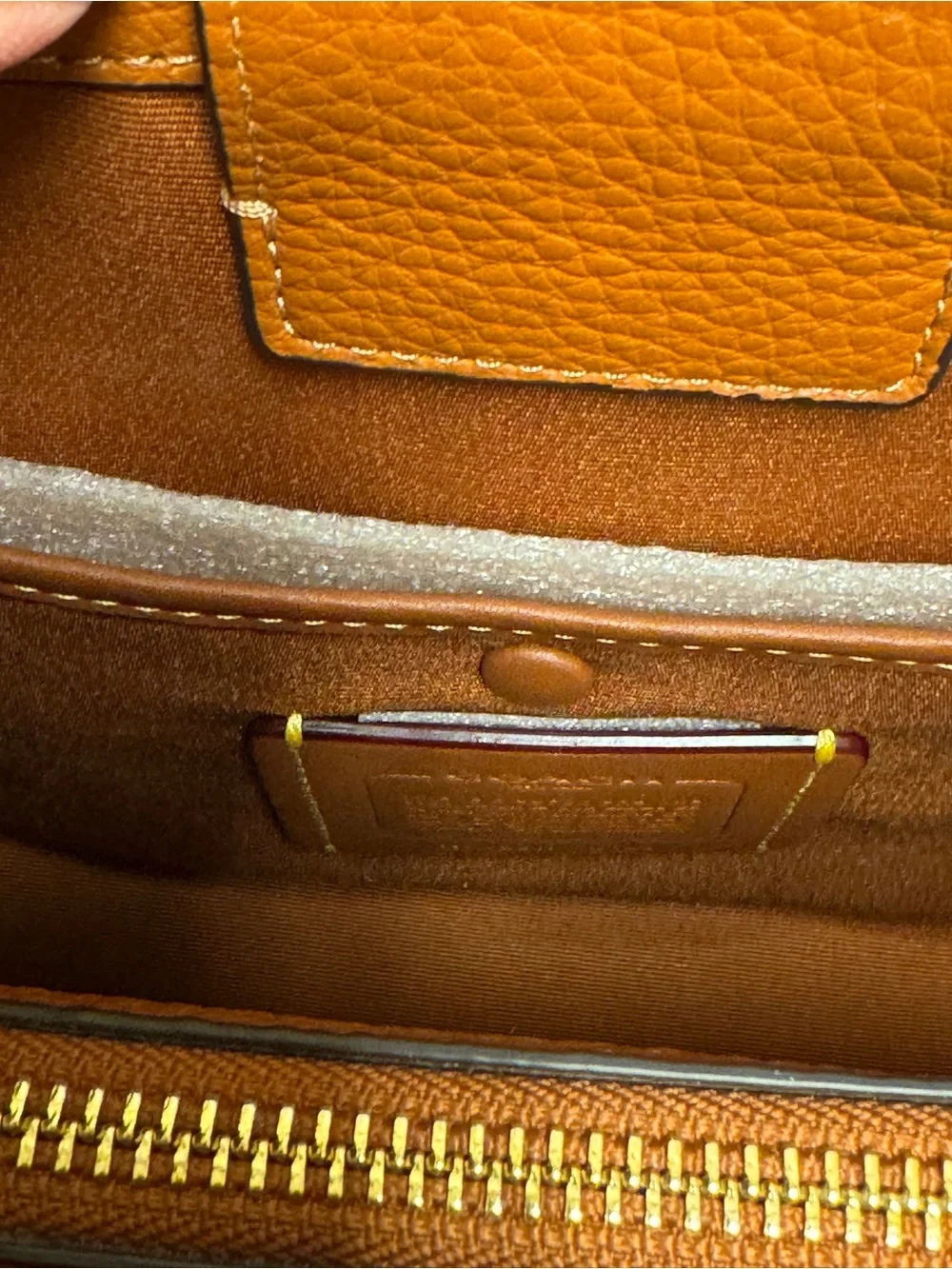 Coach structured satchel