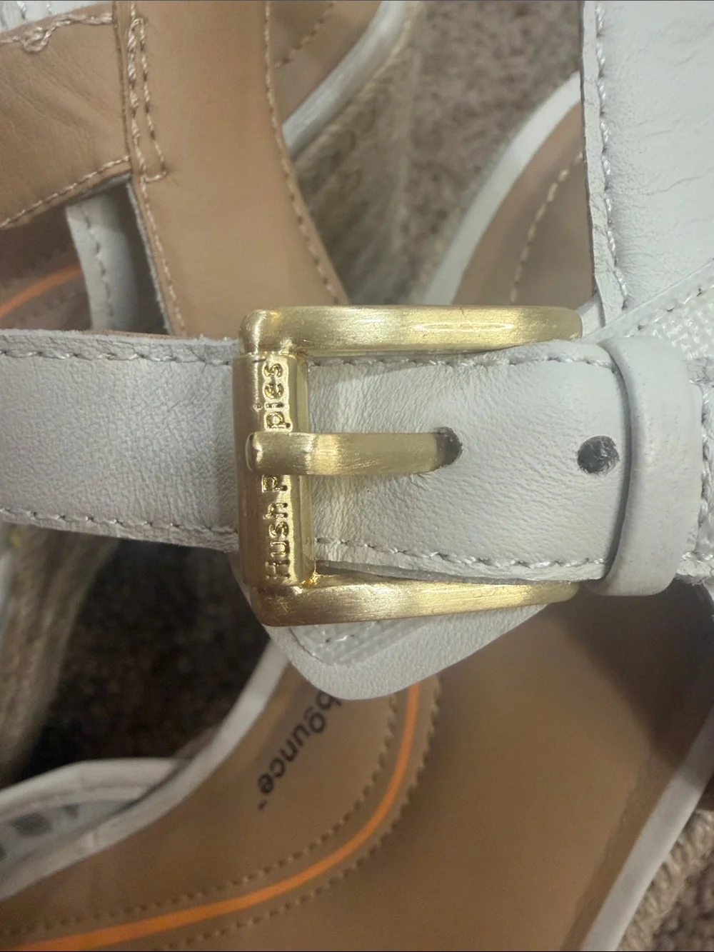 Hush Puppies white laser