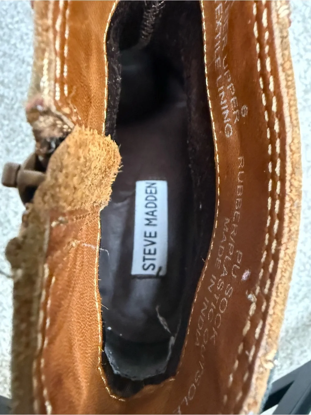 Steve Madden statement or zipper