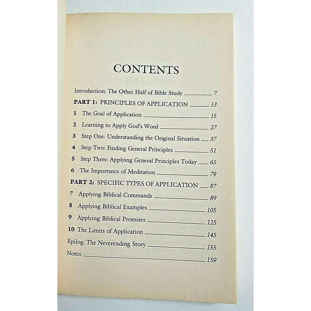 N/A applying bible