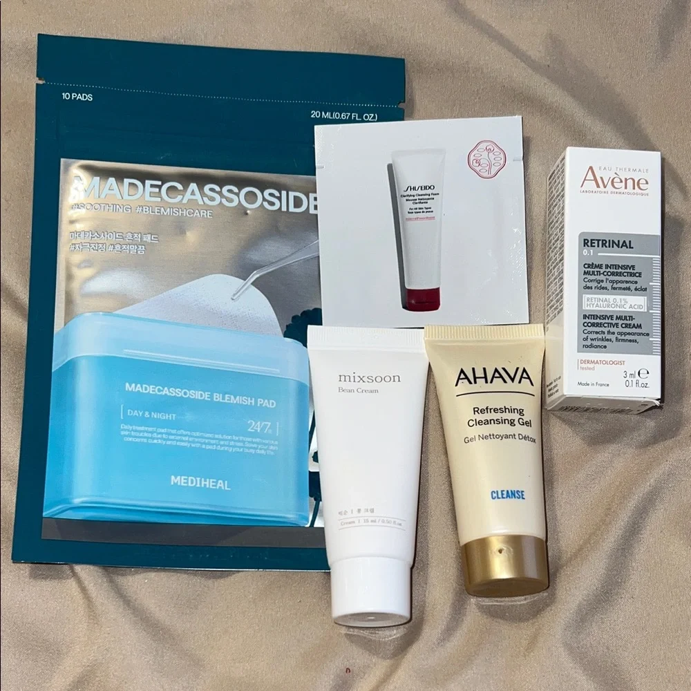New 5pc luxury facial improvement travel size bundle