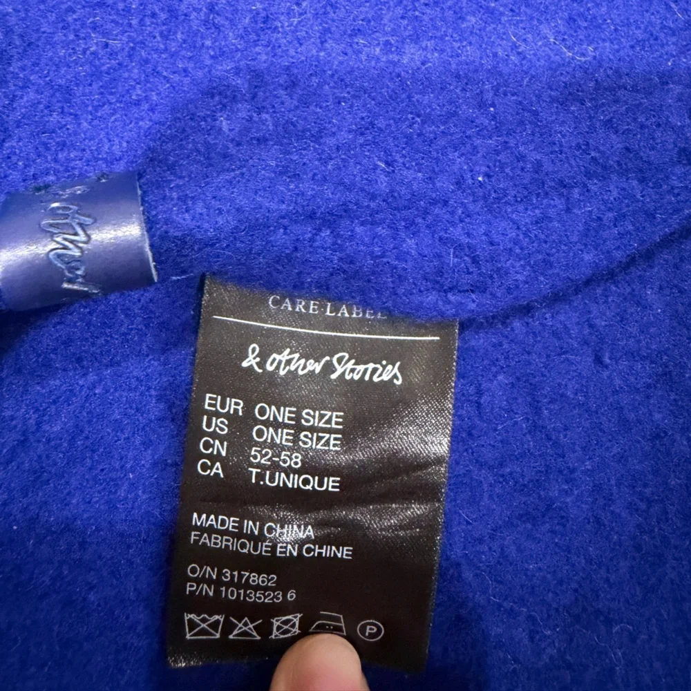 & Other Stories 100% Wool Blue Beret