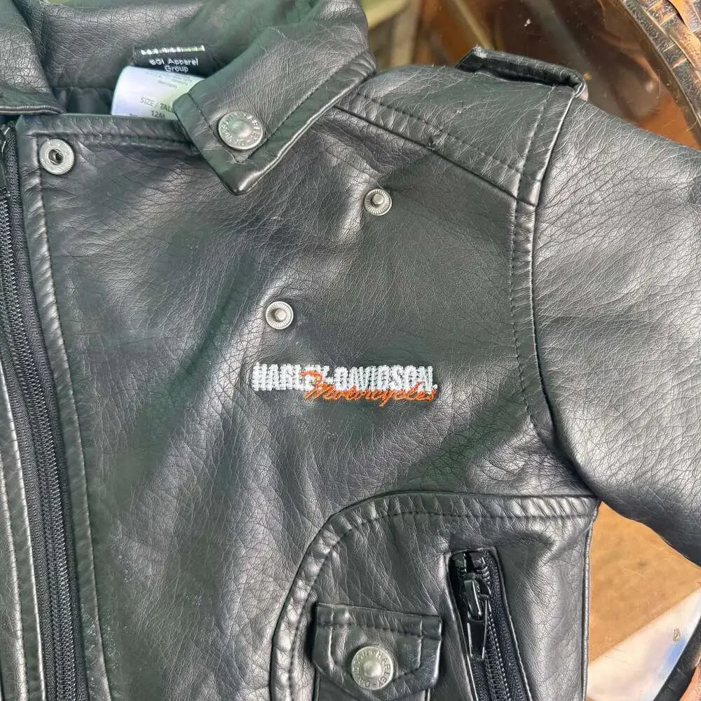 Harley-Davidson black faux