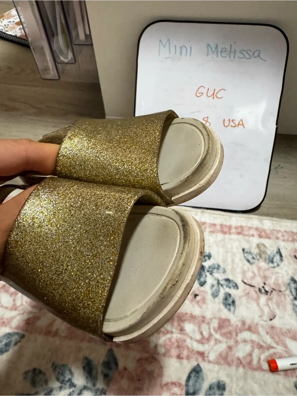 Mini Melissa sparkling glitter