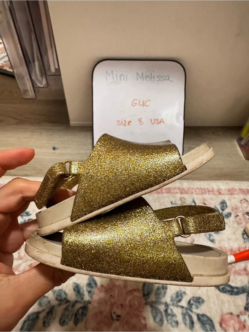 Mini Melissa sparkling glitter
