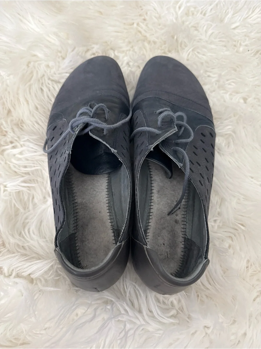 Naot Men's Dark Gray Lace-Up Boat Shoes