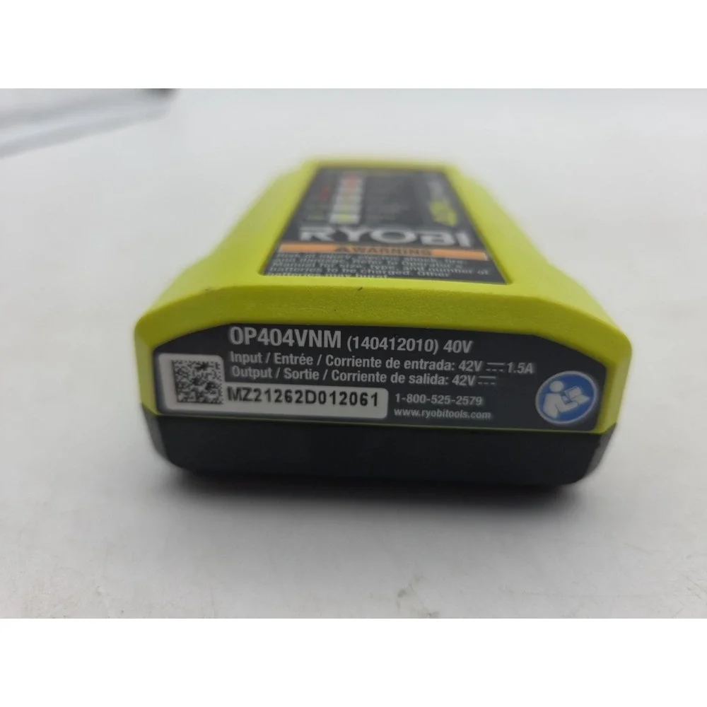 RYOBI OP404VNM 40V 40 Volt Lithium Ion Compact SLIM Battery Charger No Cord