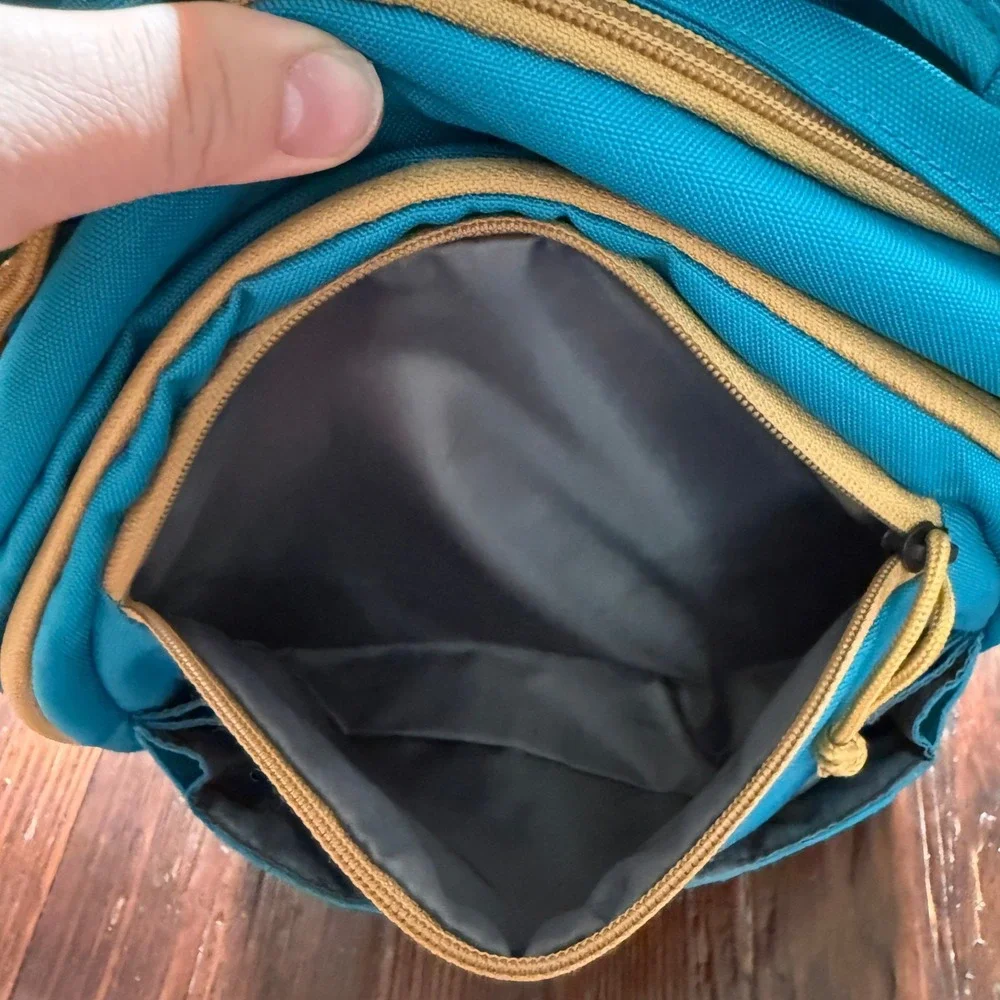 Eddie Bauer Backpack Jasper 30L Hiking Pack Laptop Bag Blue‎ - EUC