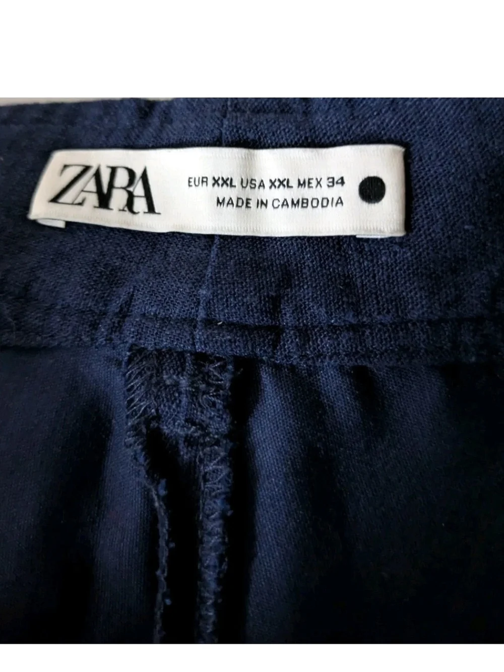 Zara embroidered linen