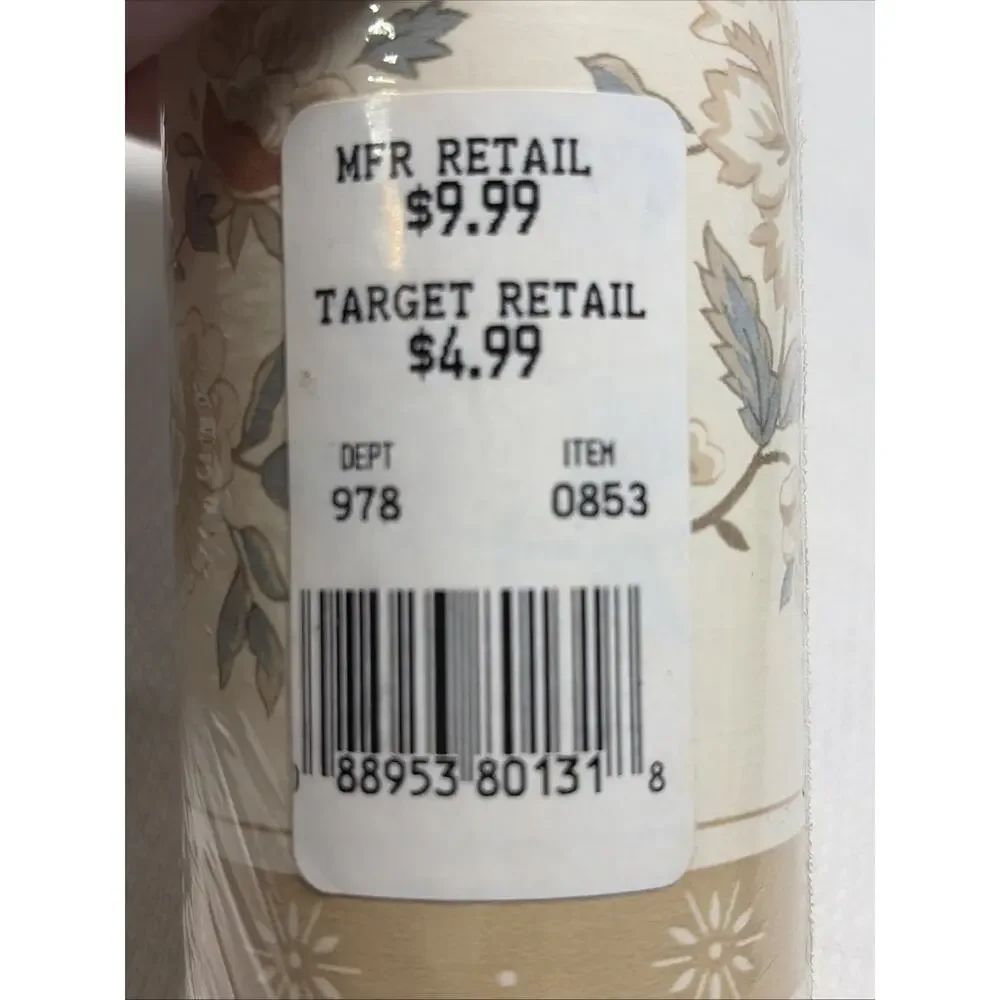 Vintage Target Floral Wallpaper Border AG2134 Run 14 Shabby Cottage 5 Yds NIP