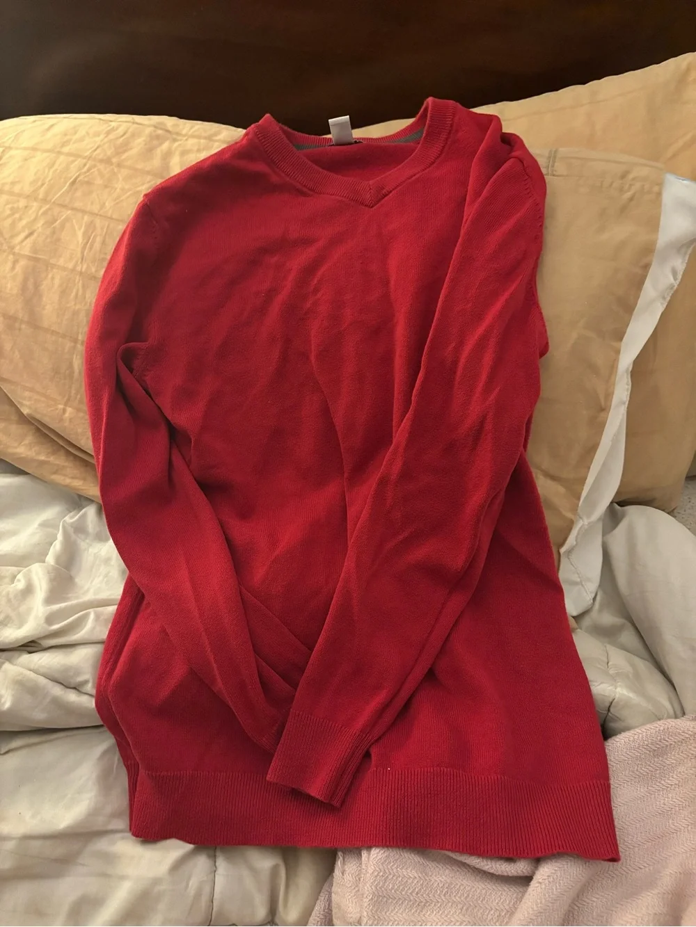 Classic Red old navy V-Neck Sweater XL