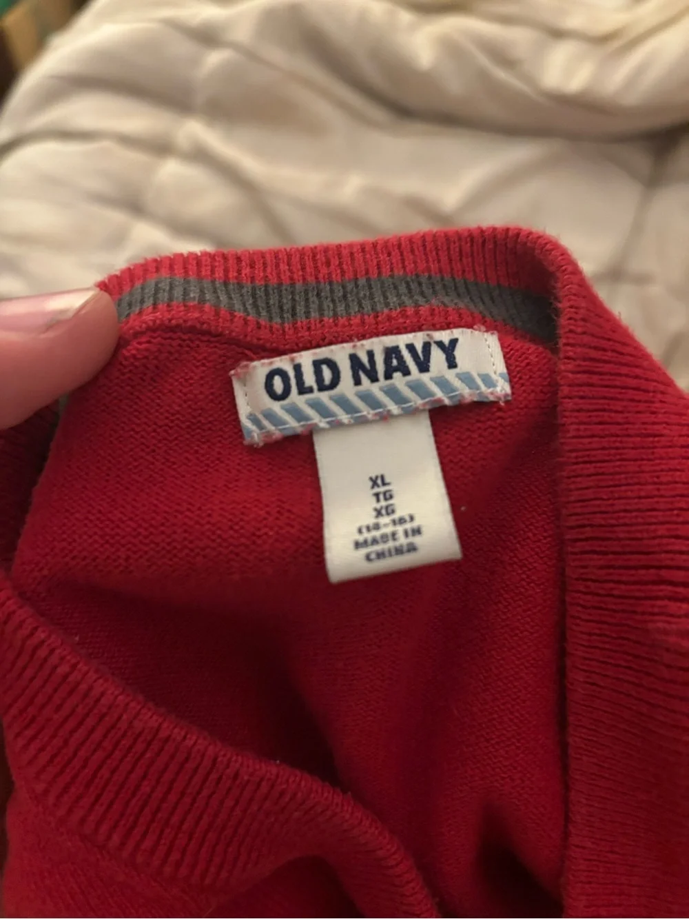 Old Navy soft red