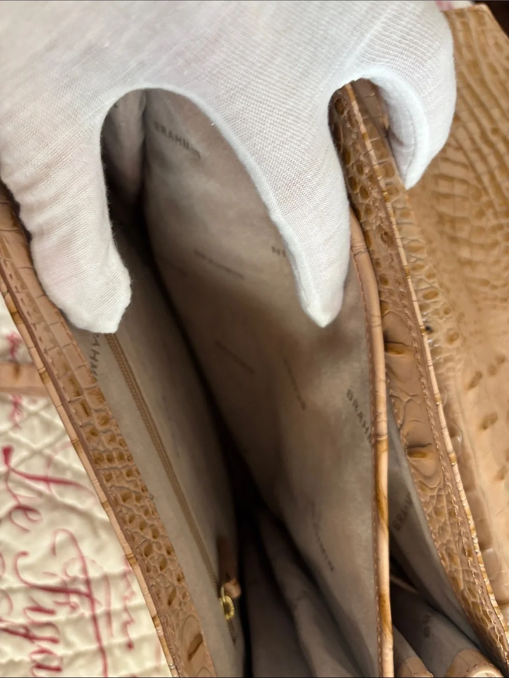 Brahmin handle included strap