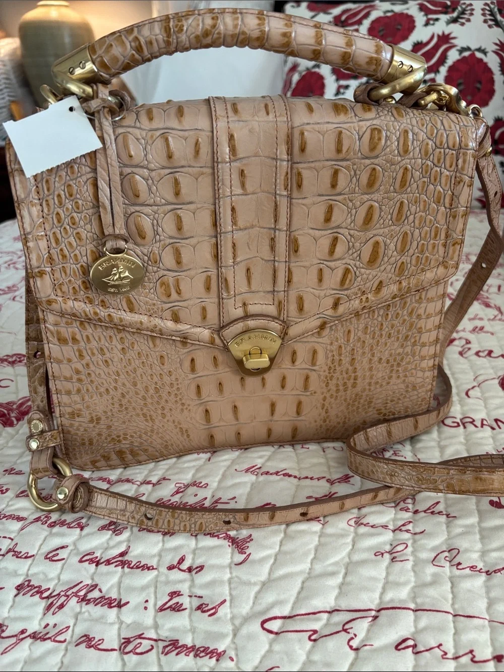 Brahmin gorgeous zippered