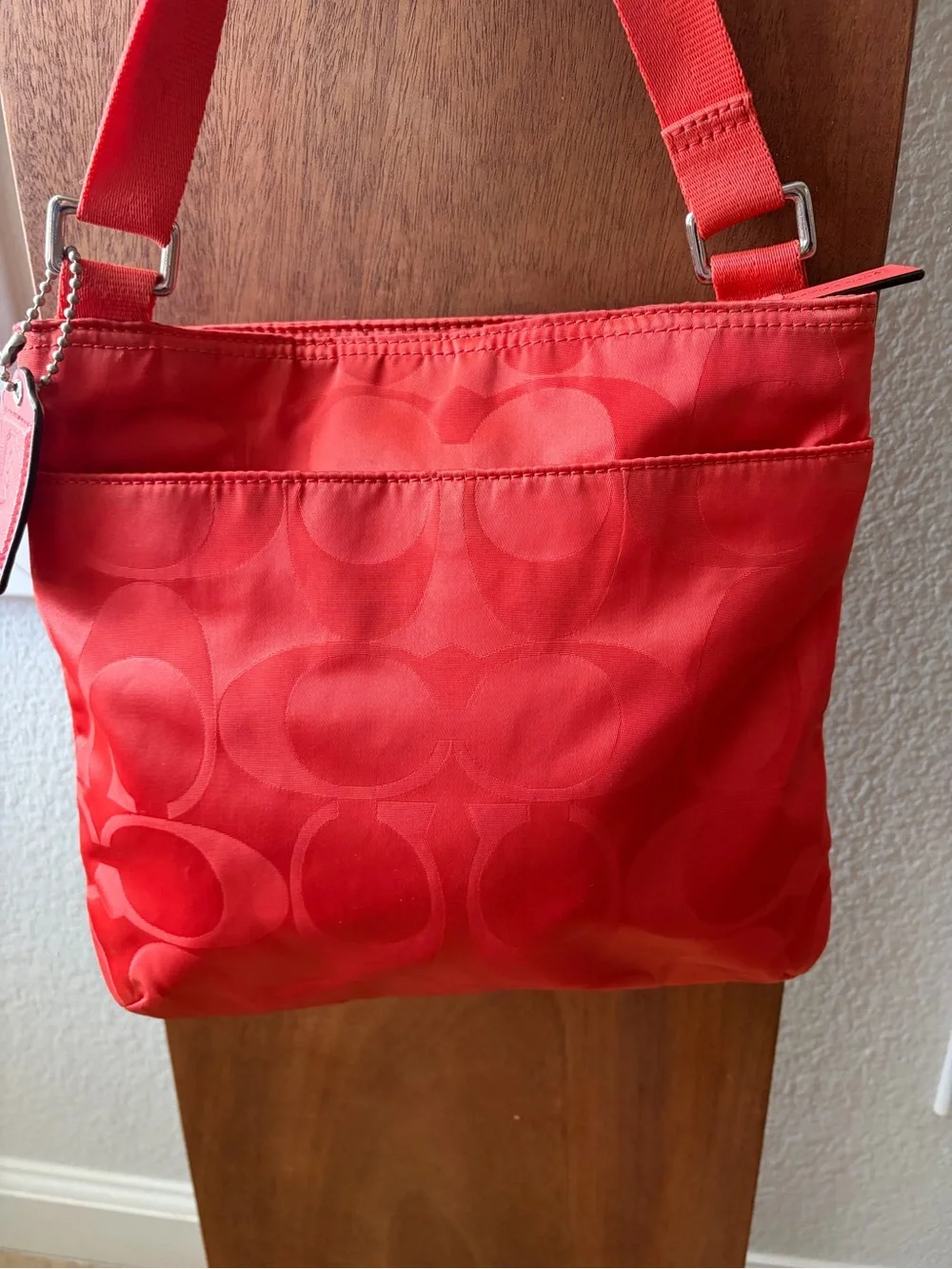 Coach compact orange