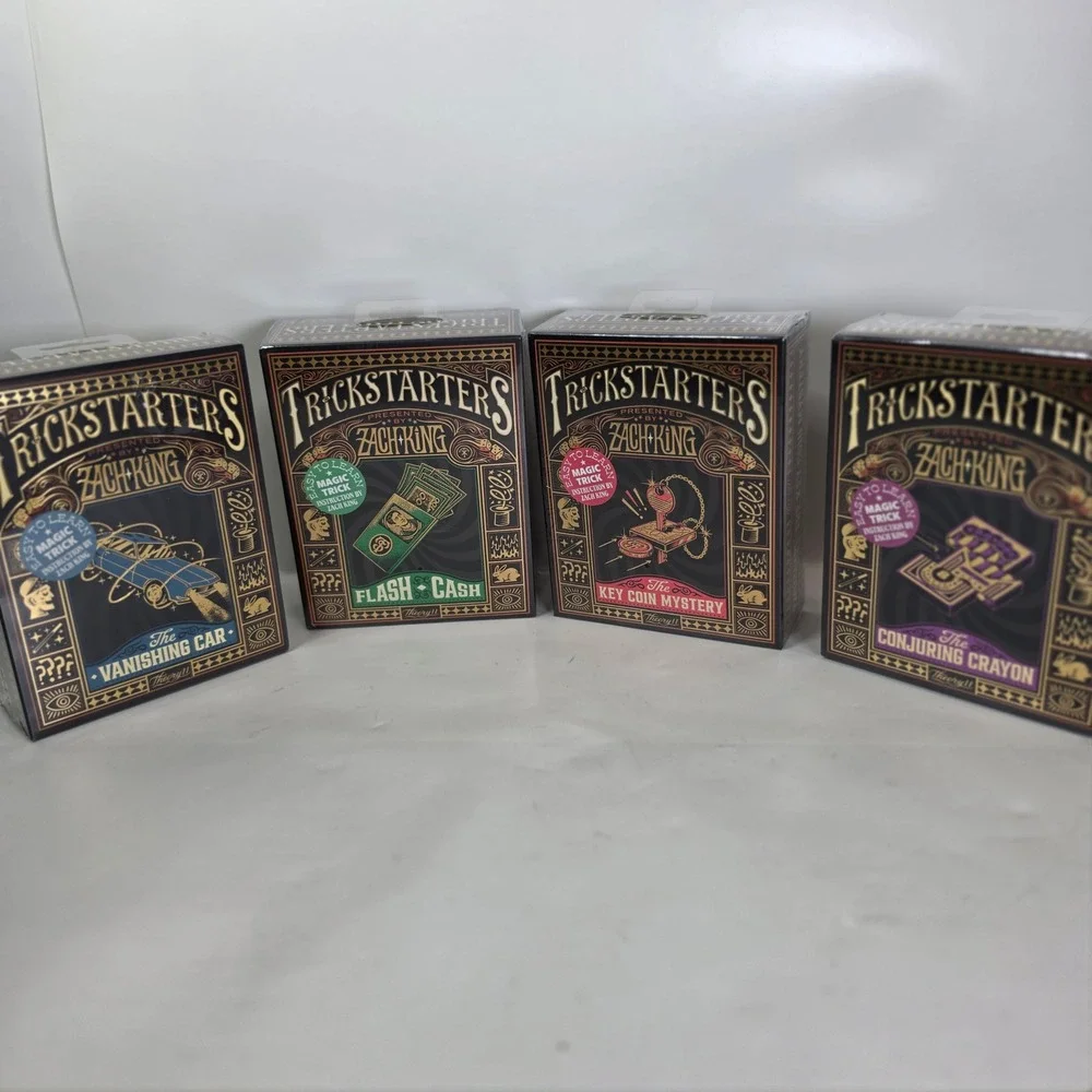 Zach King Trickstarters Magic Kit Complete Set of 4 theory11 New NIB Illusion