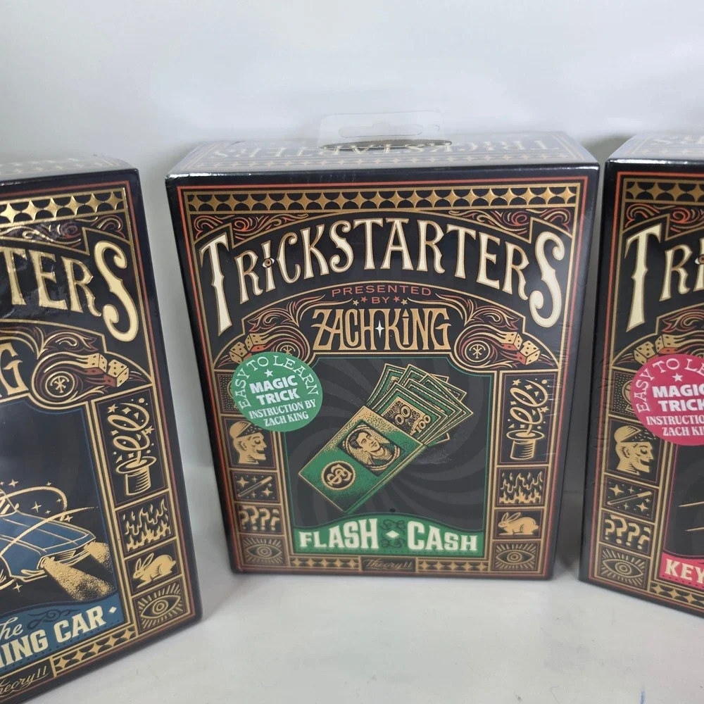Zach King Trickstarters Magic Kit Complete Set of 4 theory11 New NIB Illusion