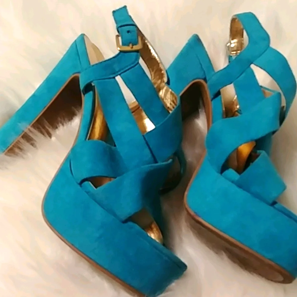 Mossimo Aqua Platform Heels