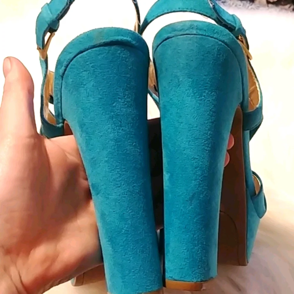 Mossimo Aqua Platform Heels