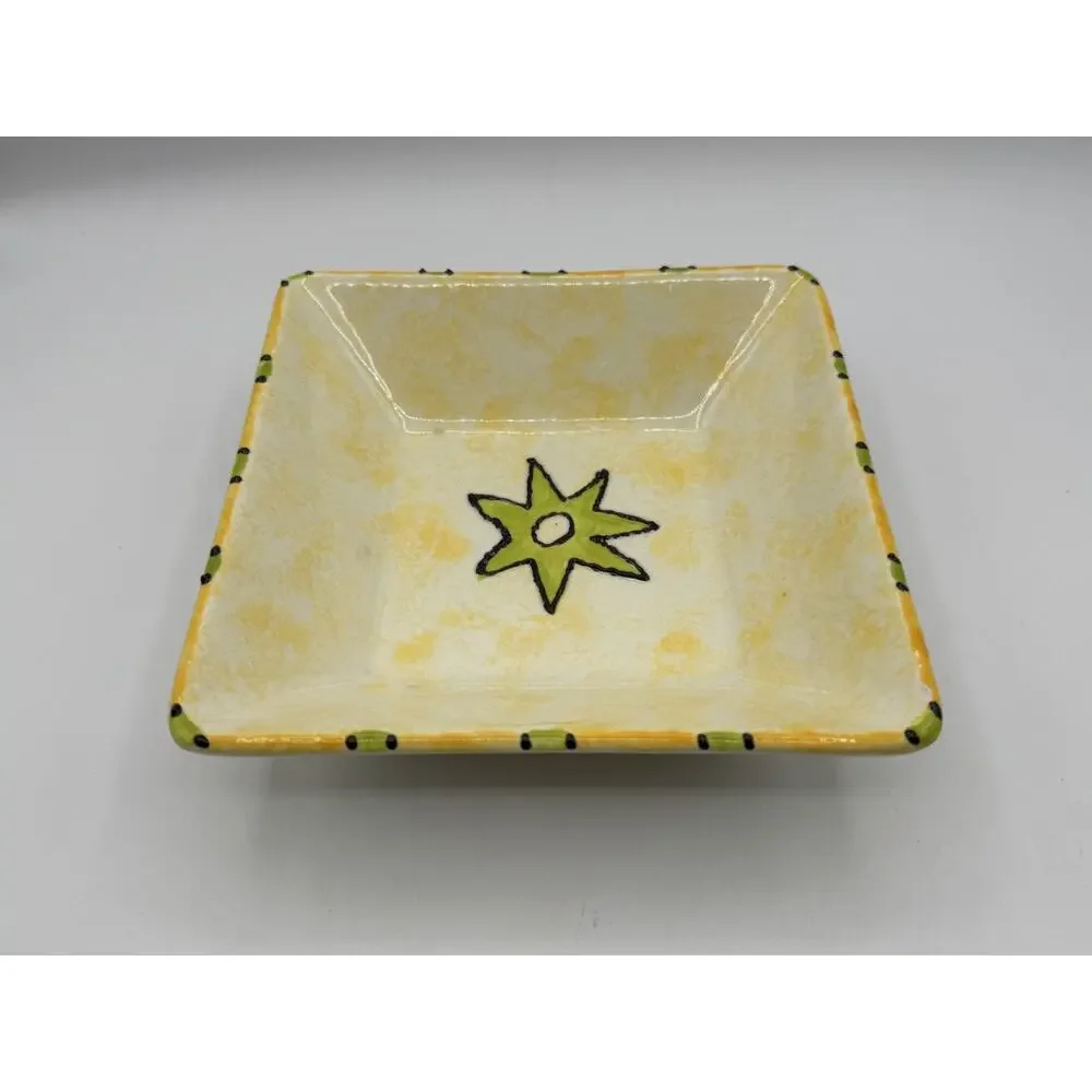 Hand Painted Ceramic Spanish Trinket Dish 8