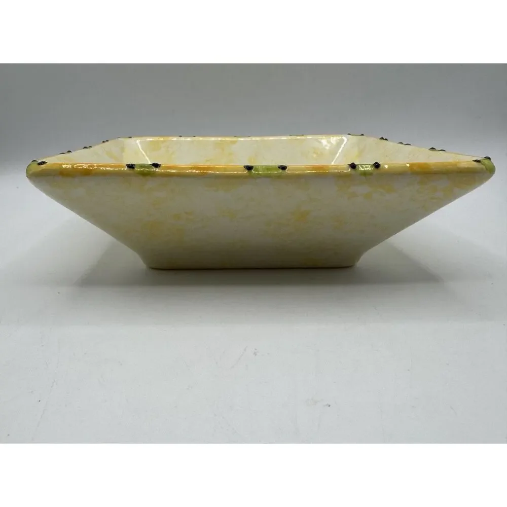 Hand Painted Ceramic Spanish Trinket Dish 8