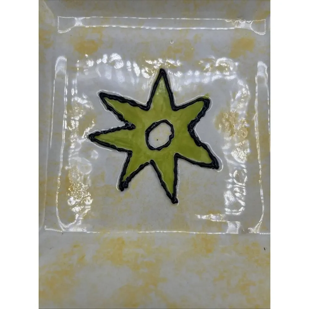 Hand Painted Ceramic Spanish Trinket Dish 8