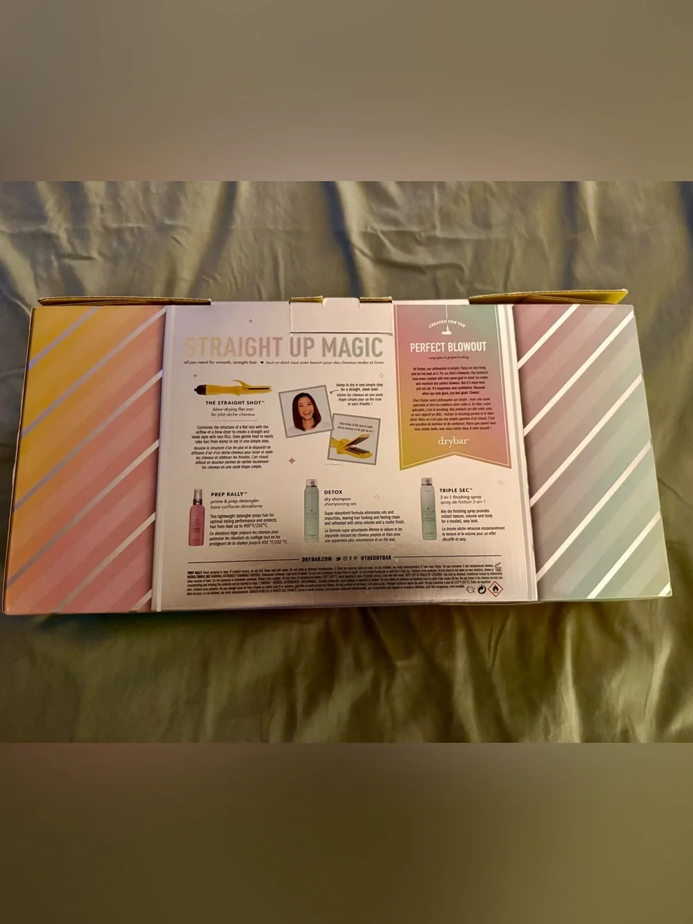 Drybar Yellow Straight Up Magic Styling Set Brand New Open Box