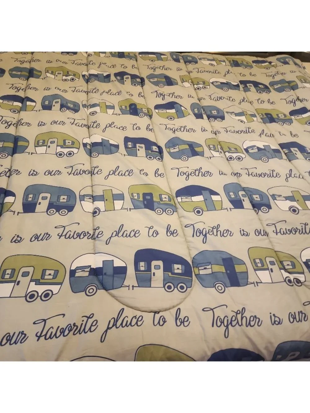 RV Trailer Together Is Favorite Place To Be Bedding Collection twin Comforter
