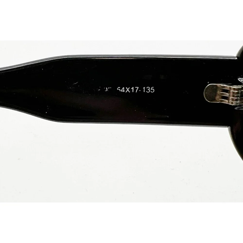 Roberto Steffan Eyeglasses Womens Black Studded Oval Frames 54-17-135