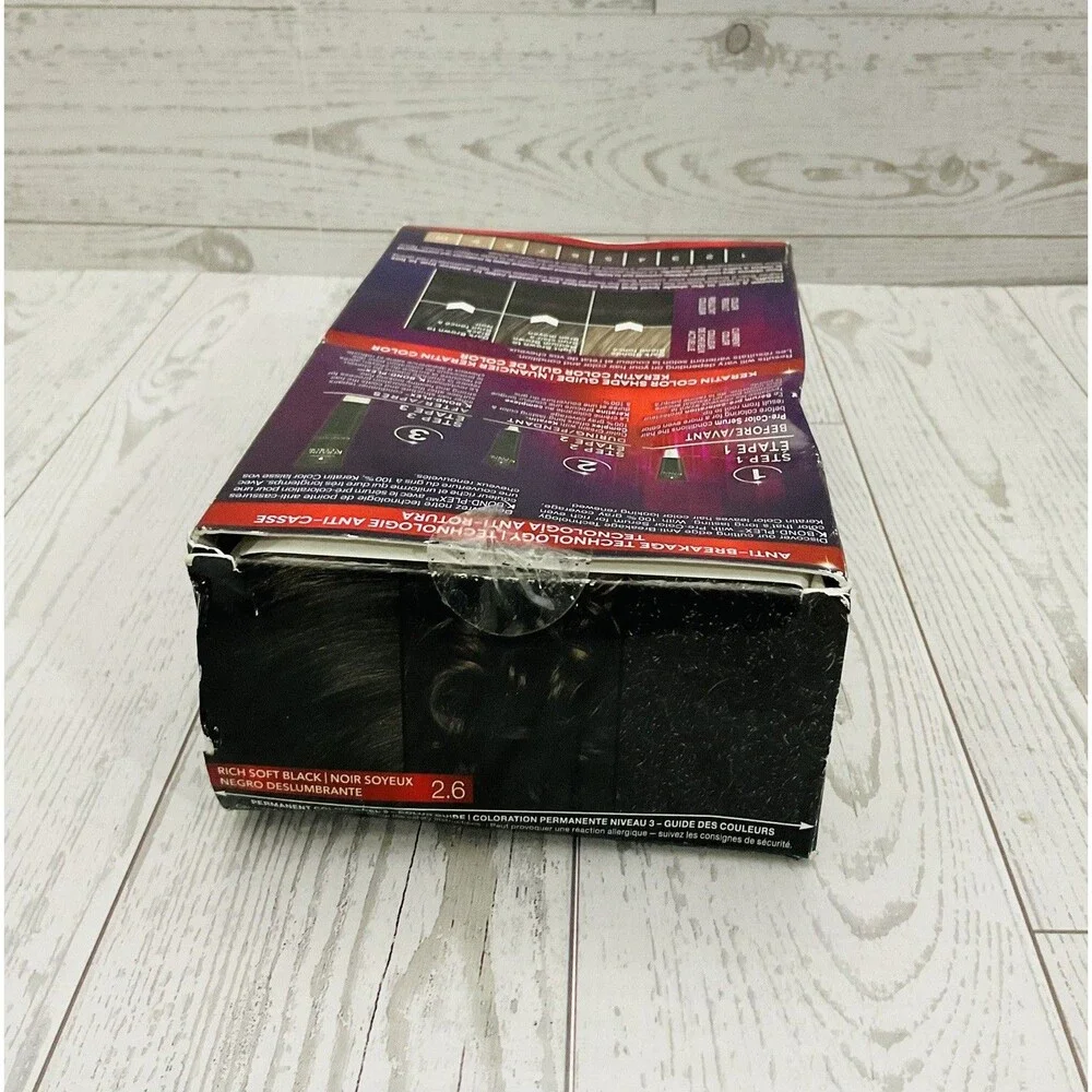 Schwarzkopf Keratin Color 2.6 Rich Soft Black Permanent Hair Color