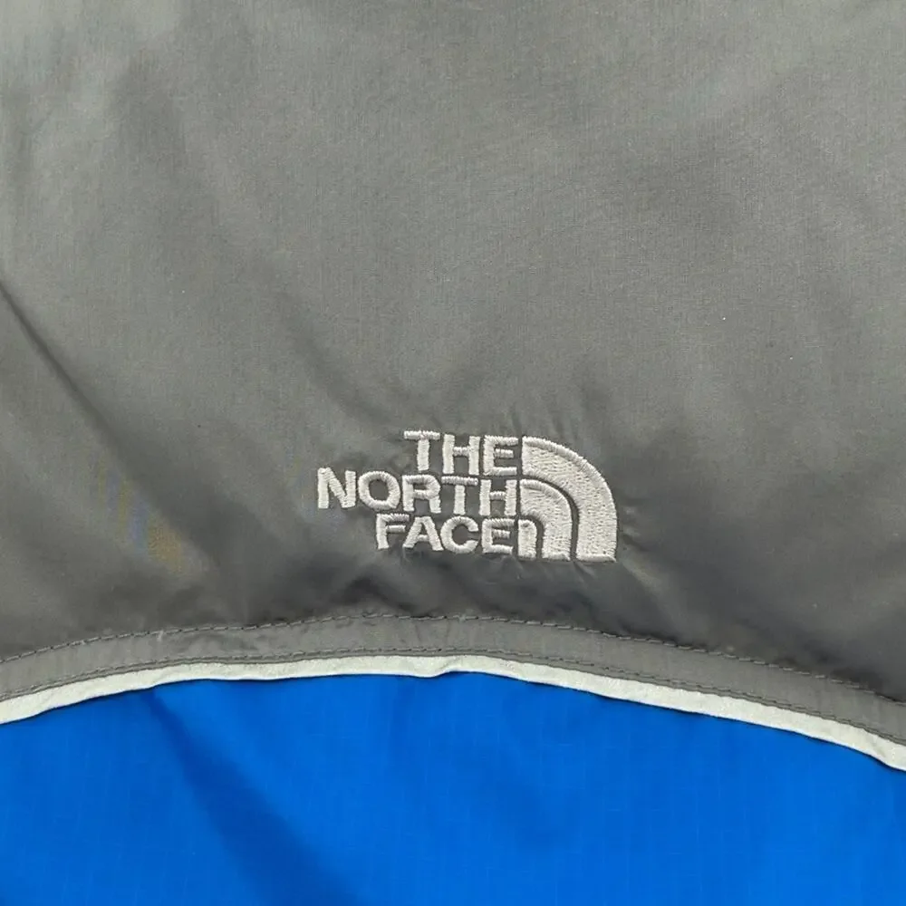 The North Face Boys 600 Down Puffer Vest - Blue/Gray - Medium