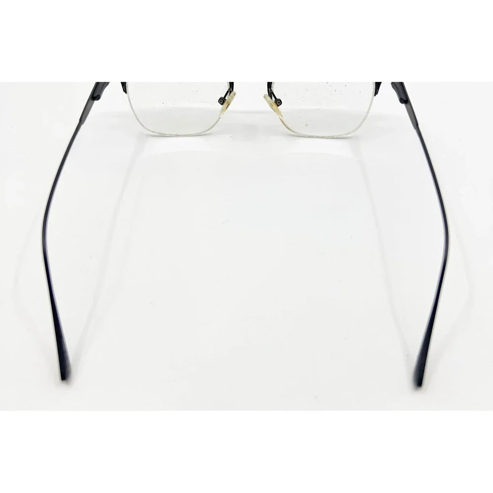 Eyebuydirect Eyeglass Frames Mens Black Hemisphere Semi Rimless 49-20-145