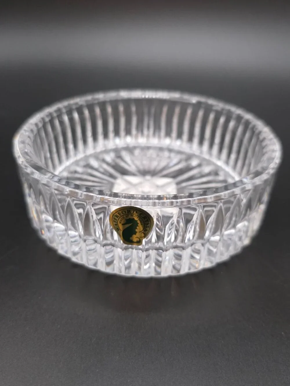 Waterford Lismore Traditions Crystal Champagne/Wine Bottle Coaster - Very Nice!